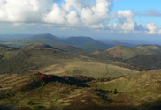 Die Vulkan-Landschaft der Auvergne